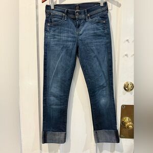 Citizens Of Humanity Dark Blue Ankle Jeans